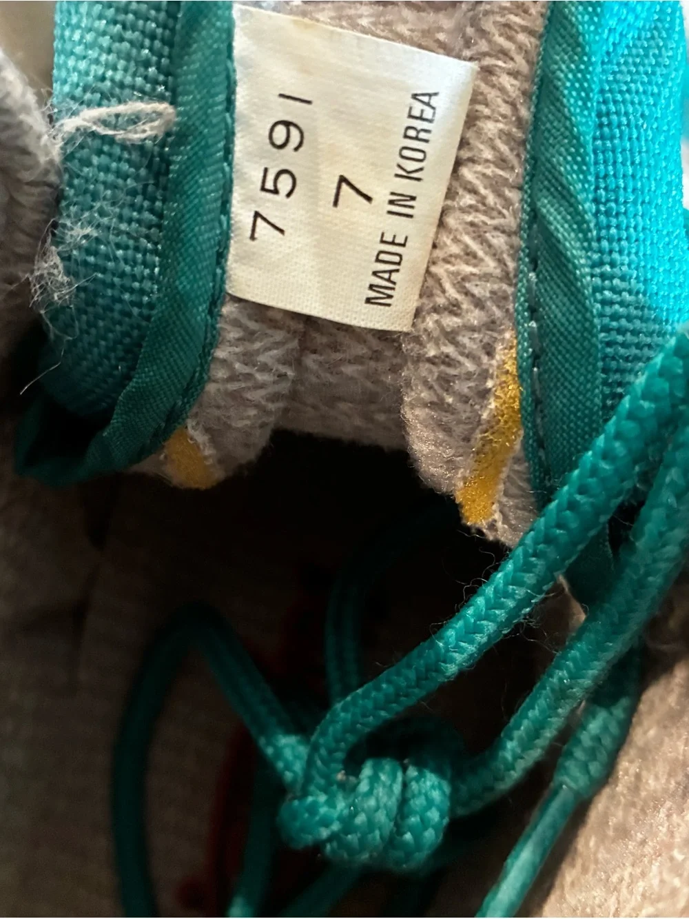 Vasque Teal and Tan Hiking Boots
